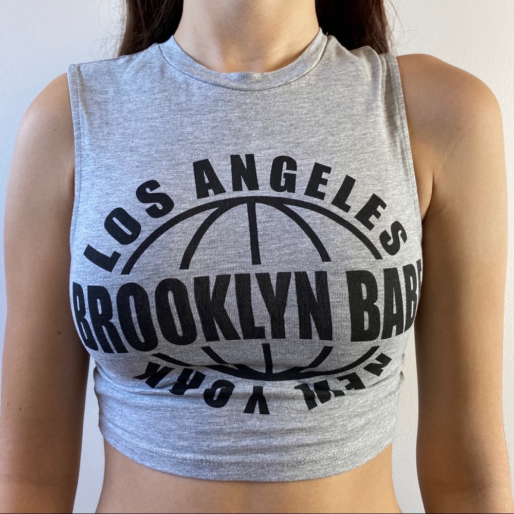 H&M grey muscle tank top